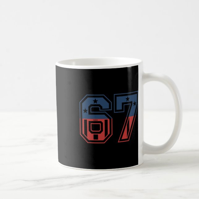 Taza De Café Número 67 EE. UU.  (Derecha)