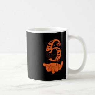 Taza De Café Número 6 Coincidente 67 Meme Disfraz de Halloween 