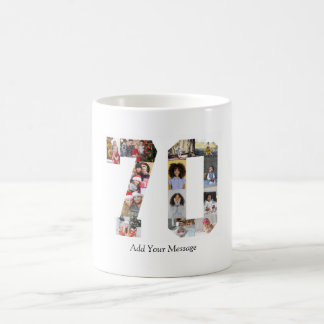 Taza De Café Número 70 Collage de fotos