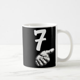Taza De Café Número 7 Duo Coincidente 67 Meme Gen Alpha Jerga S