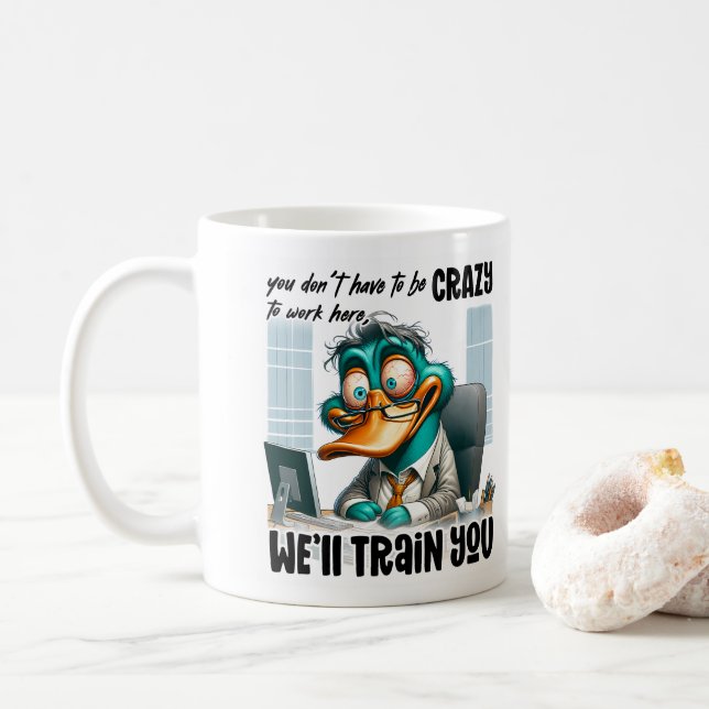 Taza De Café Número de tren (Con donut)