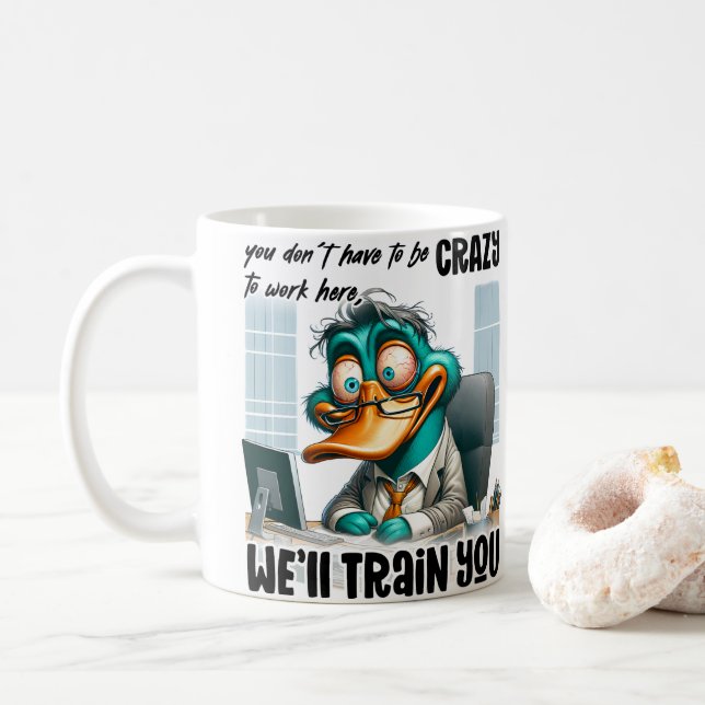 Taza De Café Número de tren (Con donut)