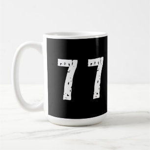 Taza De Café Número deportivo 77