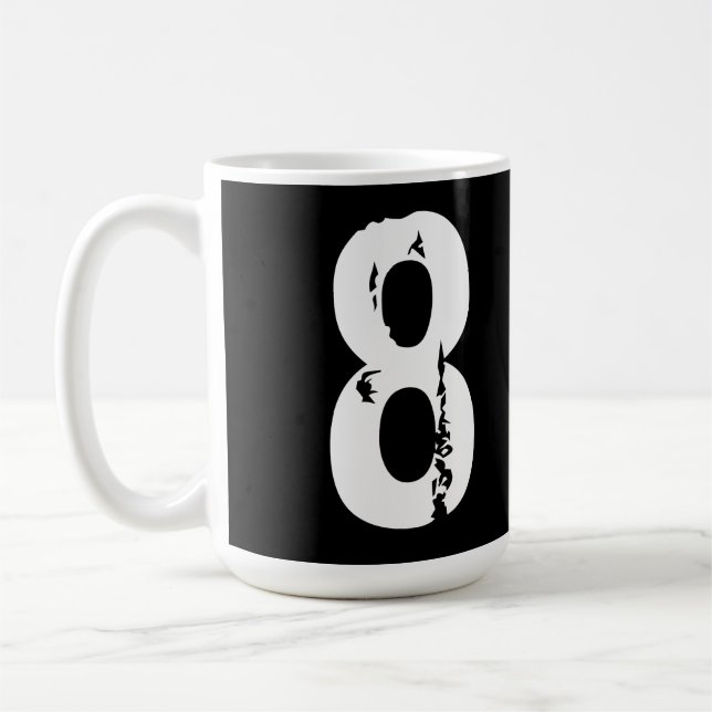 Taza De Café Número deportivo 8 (Izquierda)