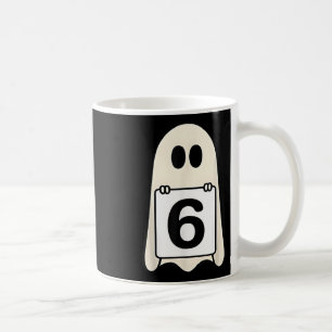 Taza De Café Número espeluznante 6 Grupo de disfraz de Hallowee