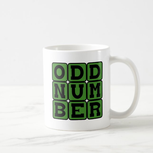 Taza De Café Número Impar, Término Matemático (Derecha)