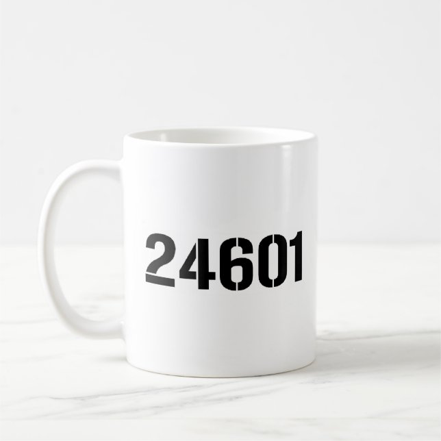 Taza De Café número jean valjean (Izquierda)