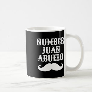 Taza De Café Número Juan Abuelo Mejores Regalos Españoles Mexic