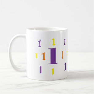 Taza De Café Numerología 1 Mug