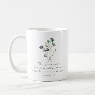 Taza De Café Números 6:25, Biblia Verse Print, Mug