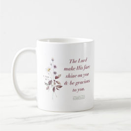 Taza De Café Números 6:25, Biblia Verse Print, Mug