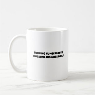 Taza De Café Números a increíbles conocimientos de transformaci