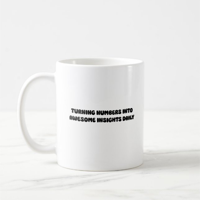 Taza De Café Números a increíbles conocimientos de transformaci (Izquierda)