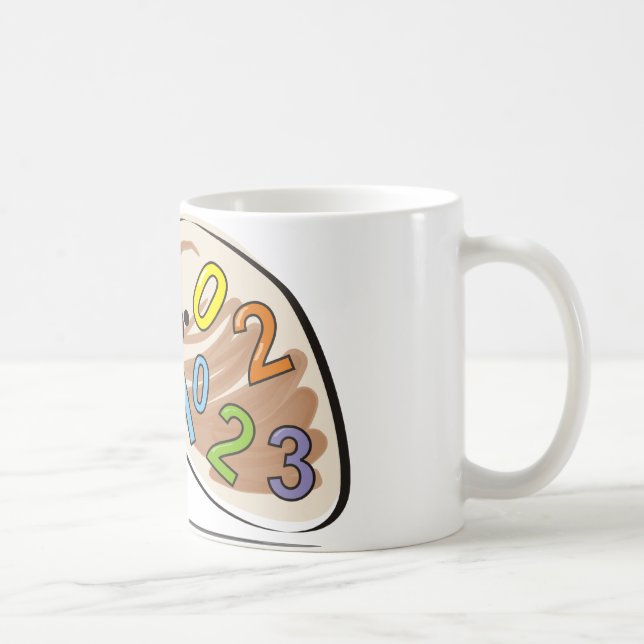 Taza De Café números de los aguacates (Derecha)