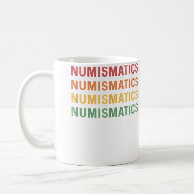 Taza De Café Numismática para coleccionistas de monedas Colecci (Izquierda)