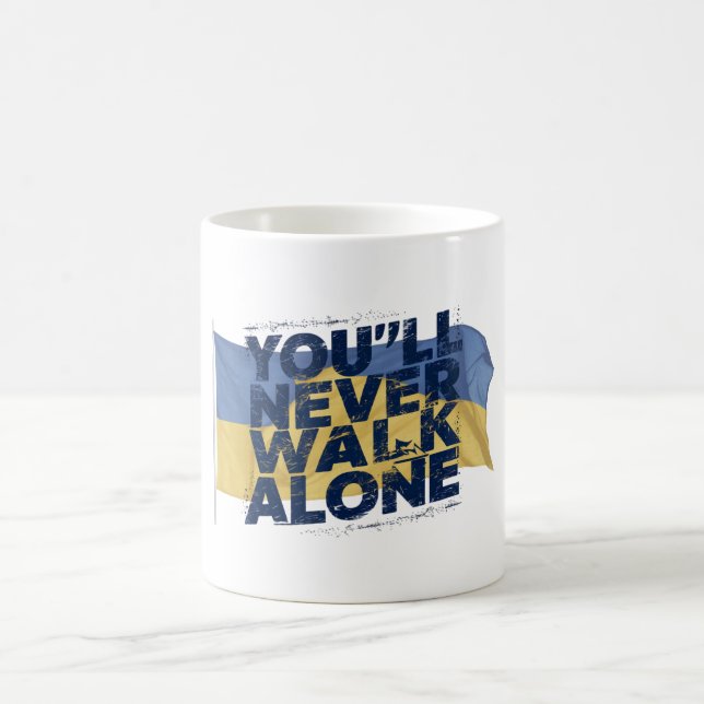 Taza De Café Nunca caminarás solo (Centro)