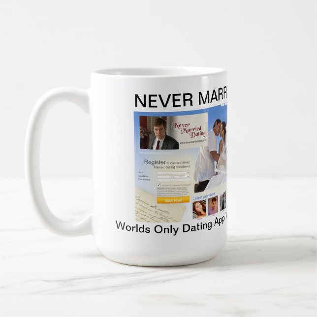 Taza De Café Nunca Citas Casadas. Com Mug (Izquierda)