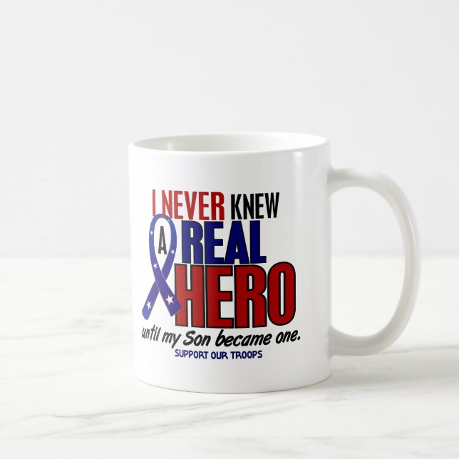 Taza De Café Nunca conocía a un hijo del héroe 2 (apoye a (Derecha)