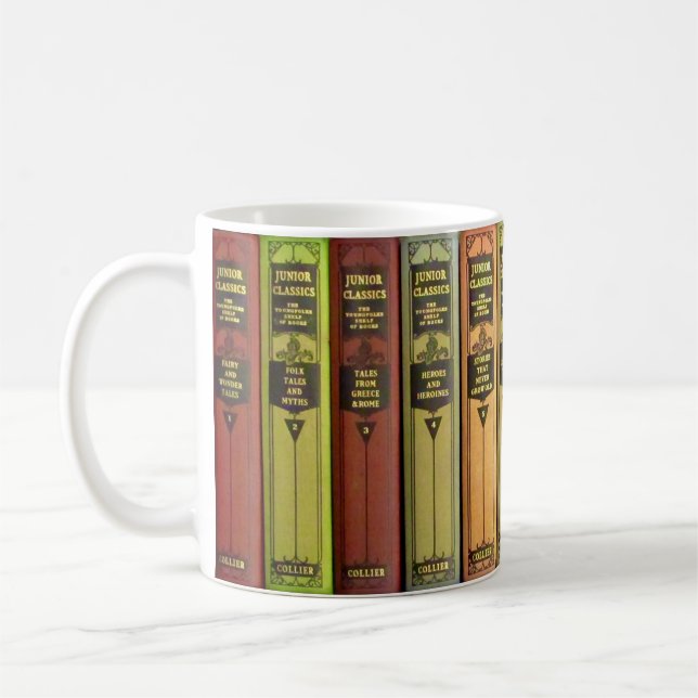 Taza De Café Nunca crecer viejo - libro mug (Izquierda)