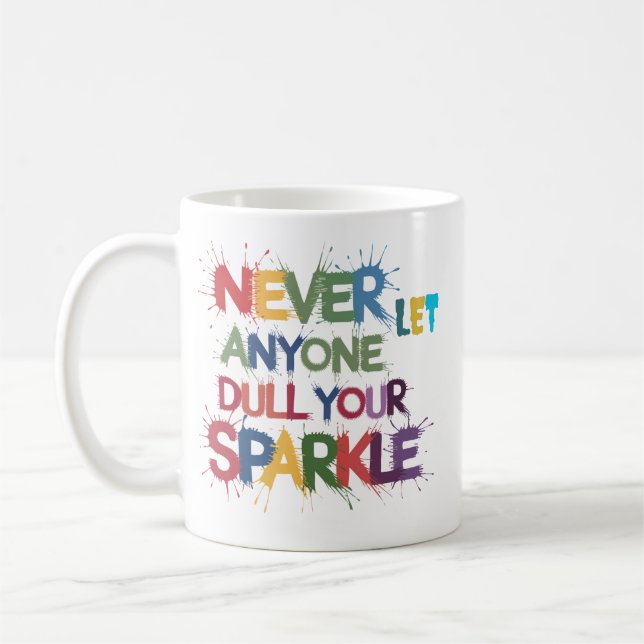 Taza De Café Nunca Dejar Que Nadie Duerte Tu Esparajo (Izquierda)