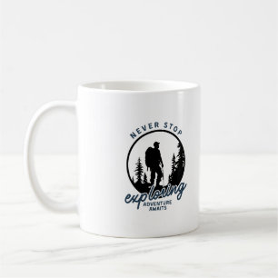 Taza De Café Nunca dejes de explorar Mug