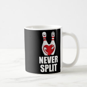 Taza De Café Nunca dividir bolas de El día de San Valentín Pare