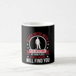 Taza De Café Nunca ensucie la detección metalizado conocen el