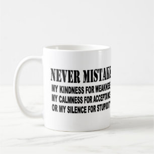 TAZA DE CAFÉ NUNCA ERROR
