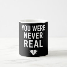 Nunca Fuiste Real - Diseño De Corazón Roto Glitche