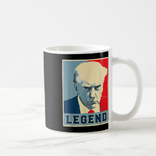 Taza De Café Nunca la leyenda presidencial de Donald Trump fue 