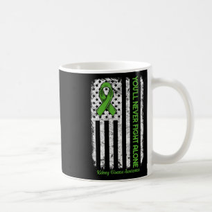 Taza De Café Nunca Luchar Sola Bandera Ecológica de Enfermedad 