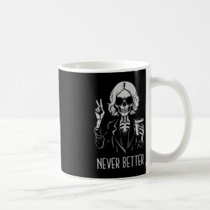 Taza De Café Nunca mejor Skeleton Drinking Cup Café Hallowee