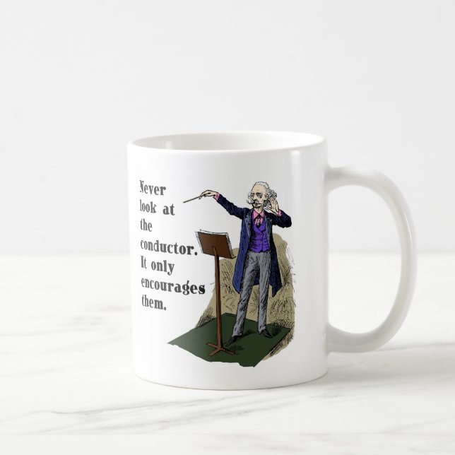 Taza De Café Nunca mire el conductor (Derecha)