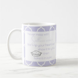 Taza De Café Nunca mires con la Personalizado de Lavanda de Muj