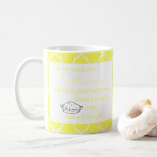 Taza De Café Nunca mires con mujeres del sur Personalizado amar