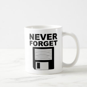 Taza De Café Nunca Olvidar El Disco Funny Mug