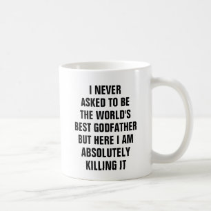 Taza De Café Nunca pedí ser el mejor padrino de los mundos per