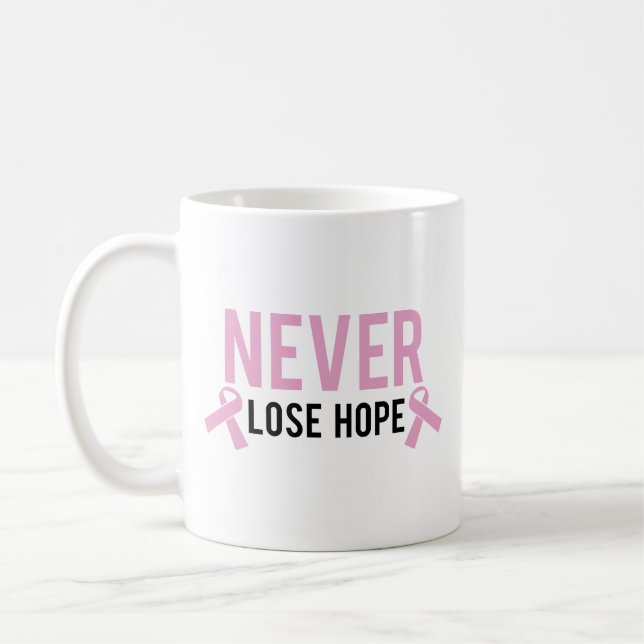 Taza De Café Nunca pierda la esperanza de café Mug (Izquierda)