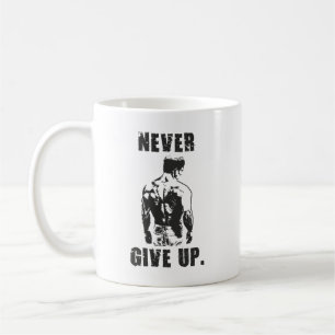 Taza De Café Nunca rendirse - Motivación de entrenamiento