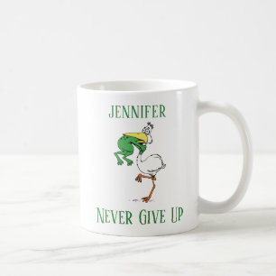 Taza De Café Nunca se dé por vencido el nombre de ave asquerosa