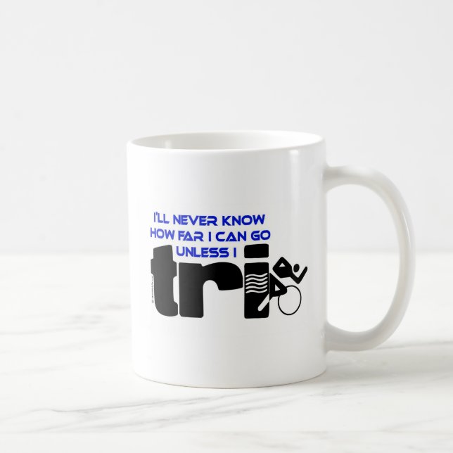 Taza De Café Nunca sepa a menos que I tri (Derecha)