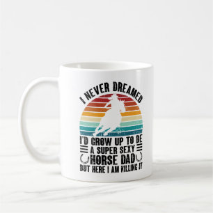 Taza De Café Nunca soñé que crecería para ser un divertido papá