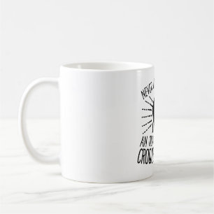 Taza De Café Nunca subestimen un viejo macho croquet