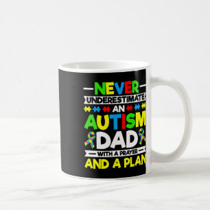 Taza De Café Nunca Subestimes A Un Padre Autismo - Awarene Del