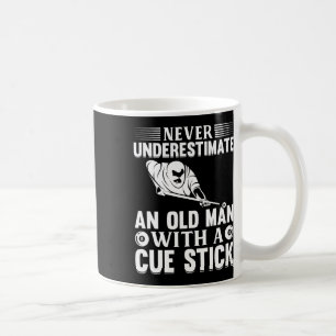 Taza De Café Nunca Subestimes A Un Viejo Con Un Palo De Cuchill