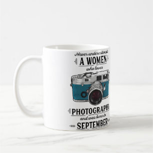 Taza De Café Nunca Subestimes A Una Mujer Que Ama La Fotografía