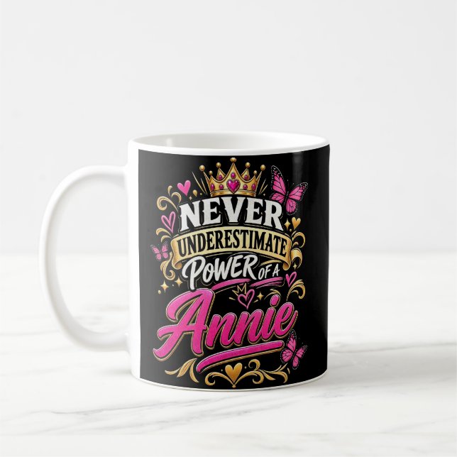 Taza De Café Nunca Subestimes El Poder De Una Annie (Izquierda)