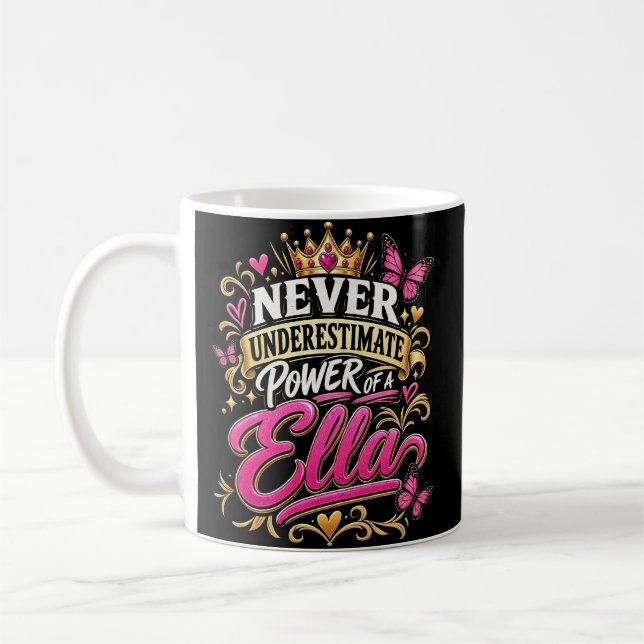 Taza De Café Nunca Subestimes El Poder De Una Ella (Izquierda)
