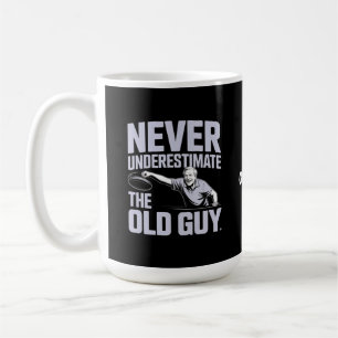 Taza De Café Nunca Subestimes El Viejo Guy Funny Disk Golf