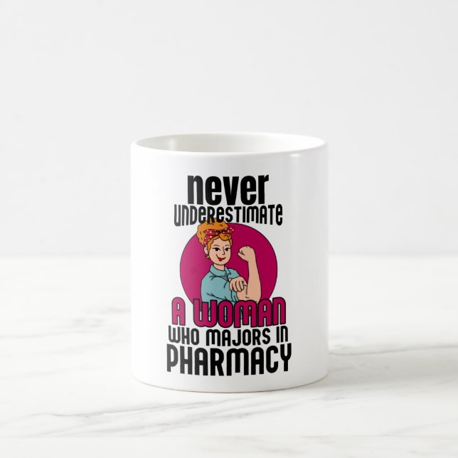 Taza De Café Nunca Subestimes La Farmacia De La Mujer (Centro)